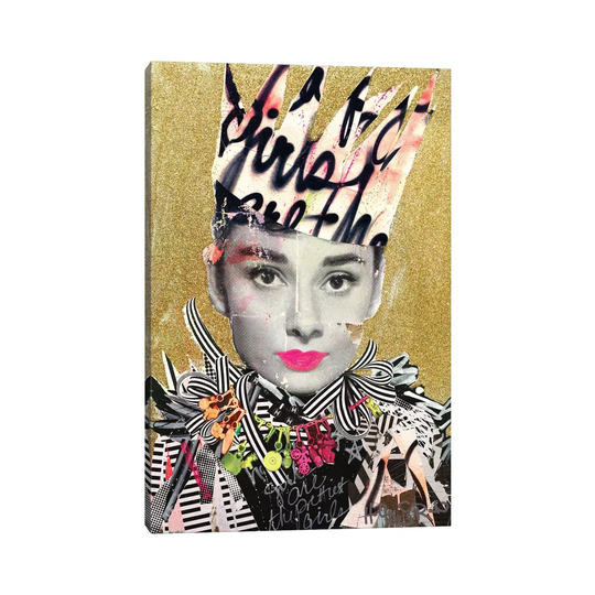 Happy Girls Are the Prettiest Girls by Hollywould Studios - Wrapped Canvas Graphic Art