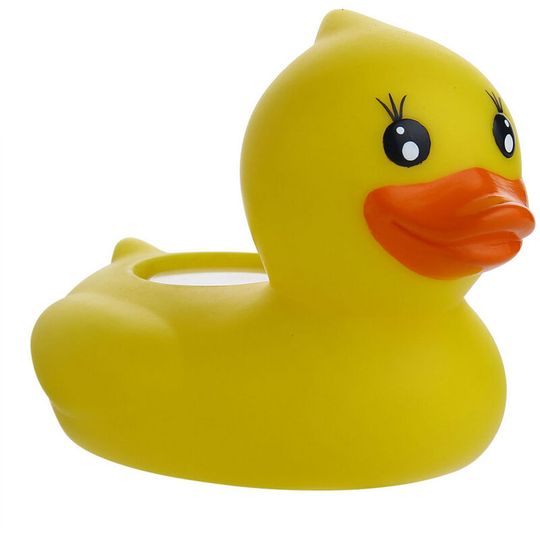 Yellow Duck Bath Thermometer Color Coded Indicator Baby Safe Bath Toy Bathtub Room Thermometer