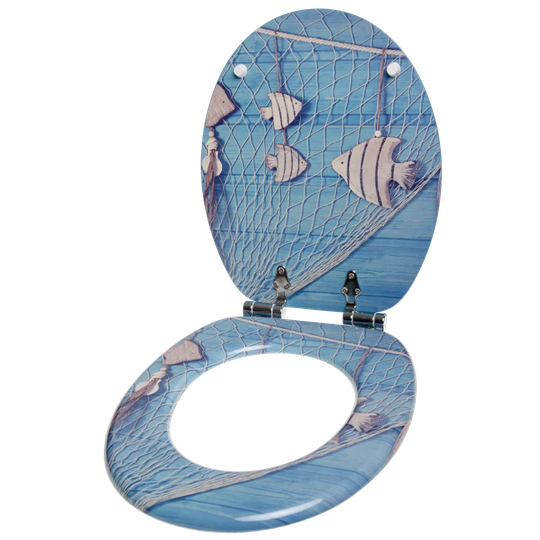 Ocean Voyage Soft Close Elongated Toilet Seat