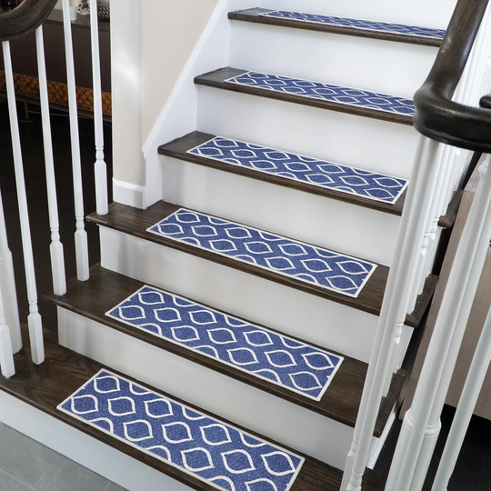 Drop Design Non-Slip Navy Stair Tread