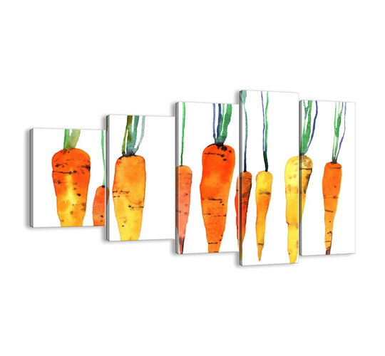 The Beauty of the Ordinary - 5 Piece Unframed Graphic Art Print Set on Canvas