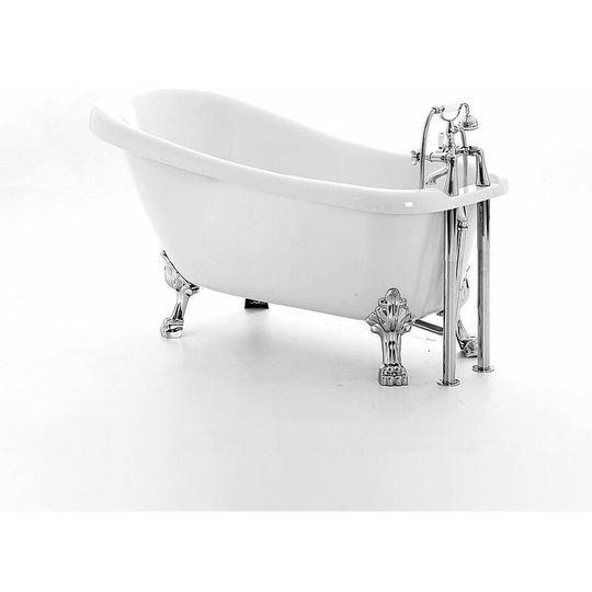 Chatsworth Freestanding Bath - 1680mm x 720mm - White - White - Royce Morgan