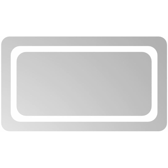 Vidaxl - led Bathroom Mirror 70x40 cm Transparent