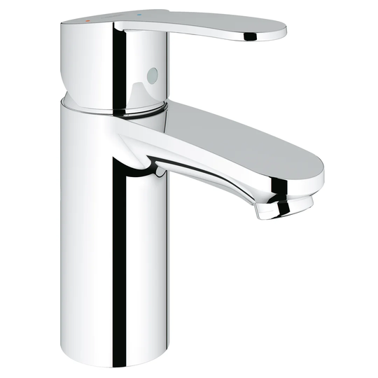 GROHE Eurostyle Cosmopolitan basin tap, smooth body, standard spout, GROHE EcoJoy, GROHE SilkMove ES 2337320E