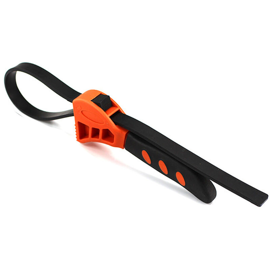 Multi-functional Rubber Belt Wrench Adjustable Spanner Bottle Opener Oil Filter Wrench Car Repair Tool, l - l