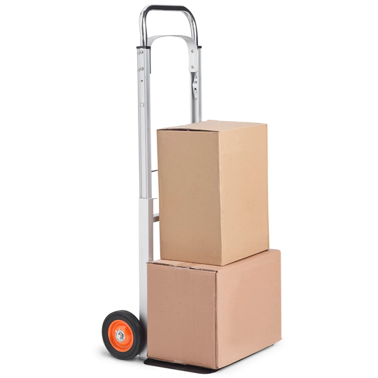 Akimos Hand Truck/Sack Truck - Multi-Functional Folding Aluminium Alloy Sack Truck & Dolly For Convenient Lifting & Moving At Home, Office & Outdoors