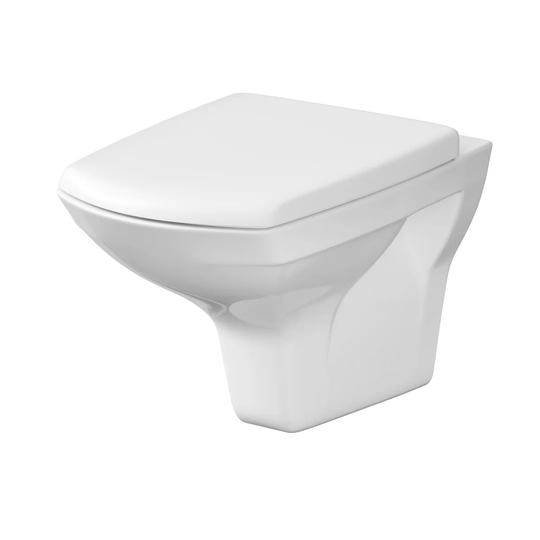 Carina Wall Hung Toilet with Dual Flush and Soft Close Seat