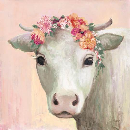 Festival Girl II Pink by Julia Purinton - Wrapped Canvas Painting