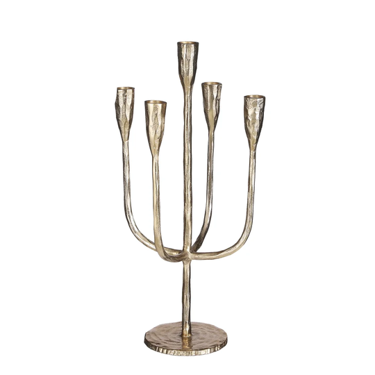 43Cm Metal Tabletop Candelabra