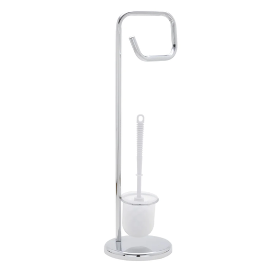 Vlad Free-Standing Toilet Roll and Brush Holder