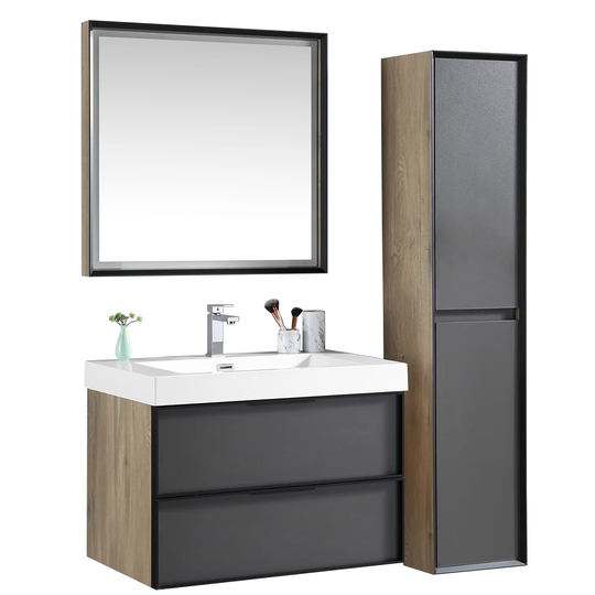 Bludovice 800mm Vanity and Mirror Set