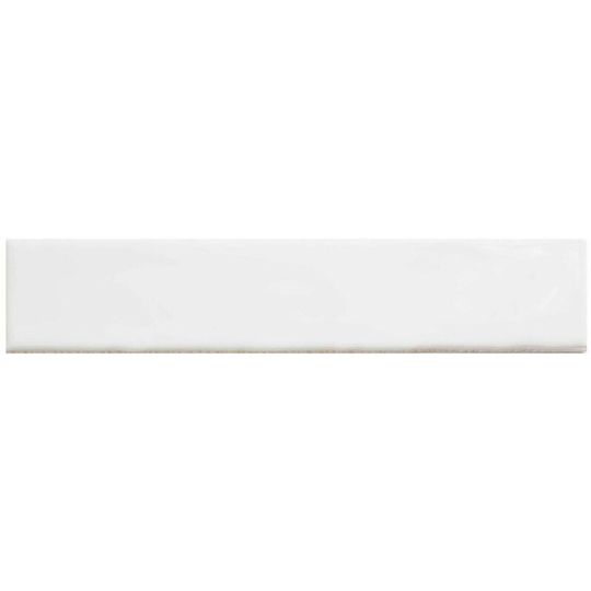 Amiata Bespoke White Ceramic Tile Sample - White