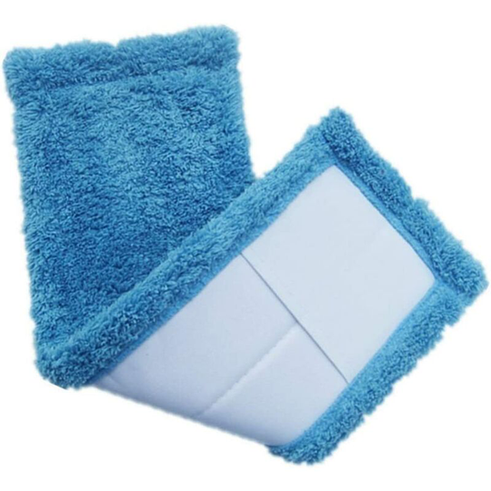 Replacement Microfiber Mop Replacement Mop Replacement Mop Flat Mop Replacement Absorbent Mop Cover Type 2 Pieces (Blue)