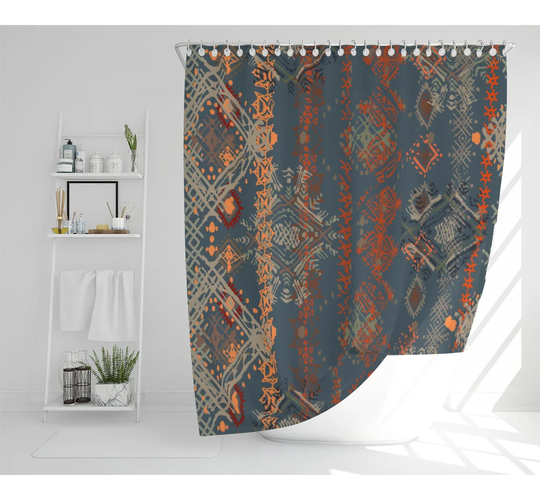 Dichiera Polyester Shower Curtain Set