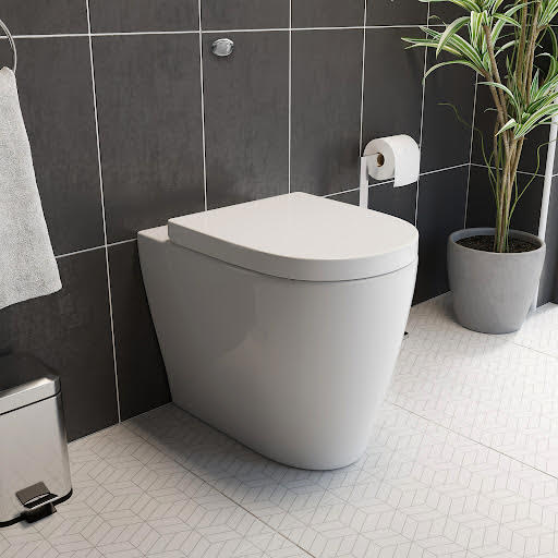 Affine Bordeaux Back to Wall Toilet with Concealed Cistern & Soft Close Seat