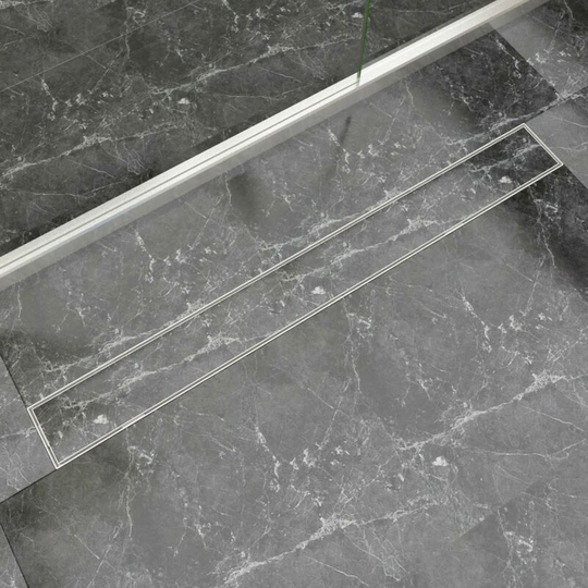 Linear Shower Drain 1030x140 mm Stainless Steel