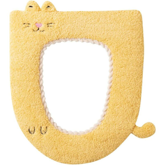 Toilet Seat Cover,Betterlife Universal Soft Warm Toilet Seat Cushions With Hanging Loop,Warm Cloth Toilet Seat,Washable,Suitable For All Oval Toilet