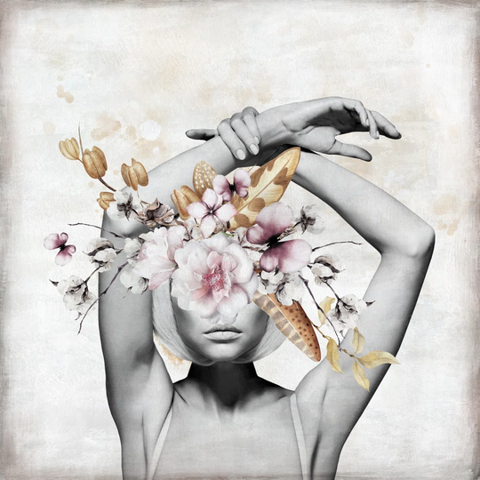 "Glamorous" Painting Print On Wrapped Canvas