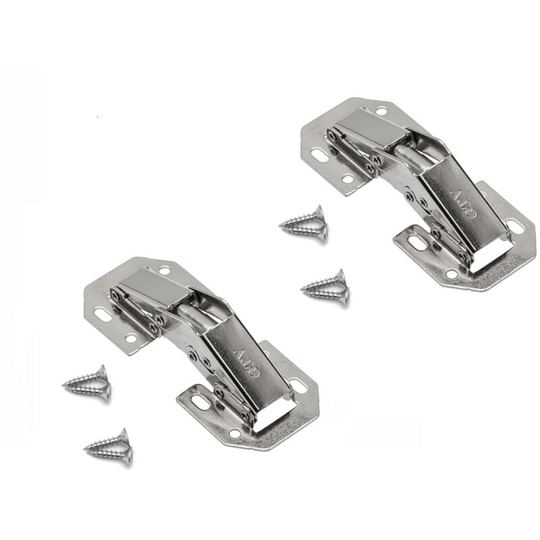 Door Hinge Frog Cylinder 90 Degree Cabinets Large - Pack of 2