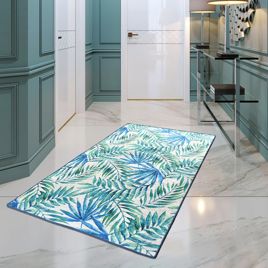 Denby Shaggy Blue Rug