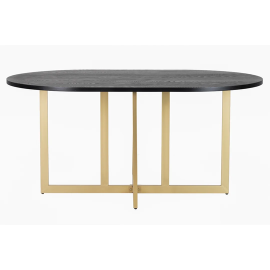 Passapatanzy 160 Cm Iron Trestle Dining Table
