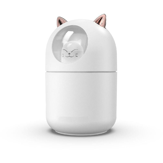 Sunflowergb - New Cute usb Humidifier Home Car Mini Water Replenishment Small Gift Colorful Aromatherapy Humidifier (White)