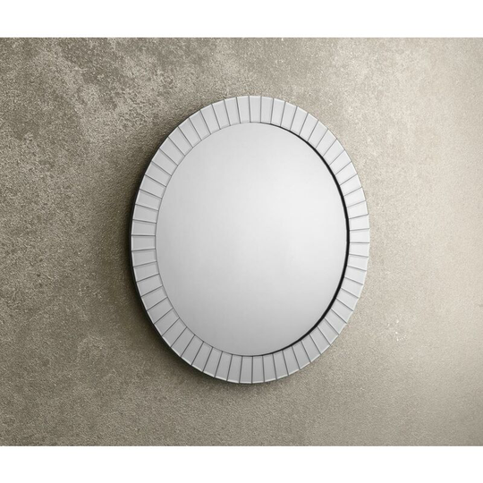Vanity Living Round Wall Mirror Bevelled Glass - Jannie