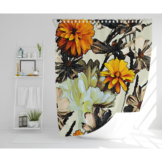 Harriss Polyester Shower Curtain Set