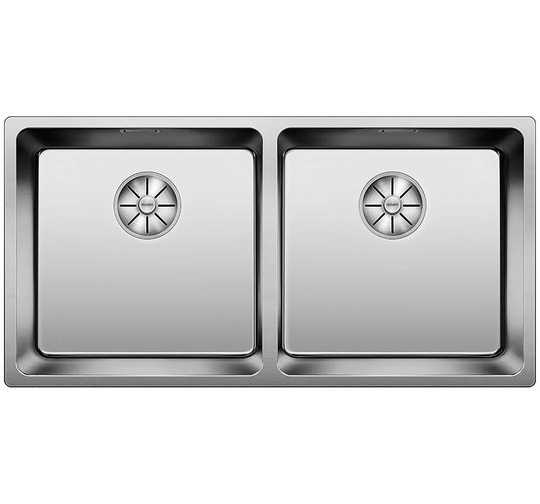 Andano 86.5 x 44cm Double Bowl Inset Kitchen Sink