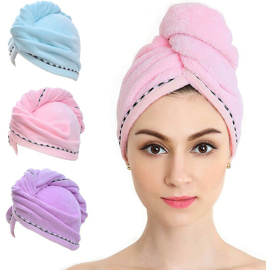 3 packs of hair towels, microfiber quick drying hair towels, bathtub hair dryer caps, bathtub hair towels, women's quick drying hats