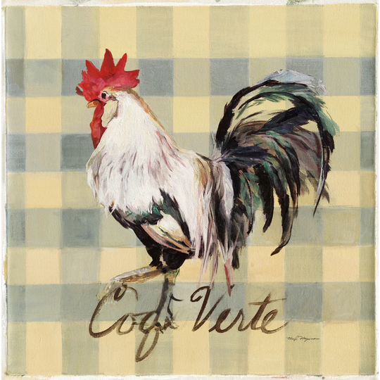 Coq Verte by Marilyn Hageman - Wrapped Canvas Painting Print