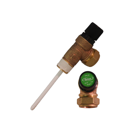 3/4 Temperature & Pressure Relief Valve 7 Bar - Alternative to: Andrews E462