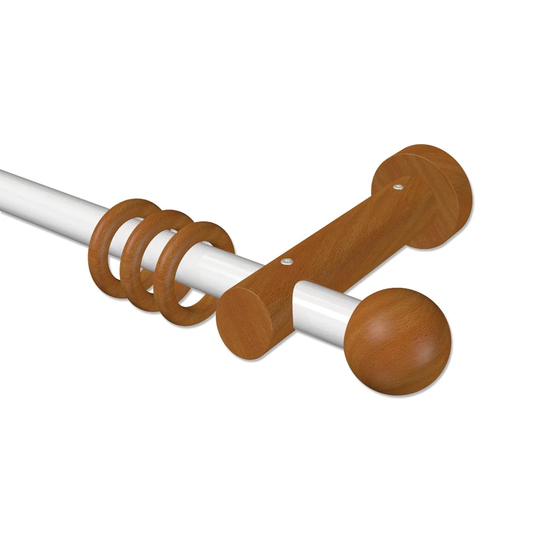 Brooklet Single Curtain Pole Set