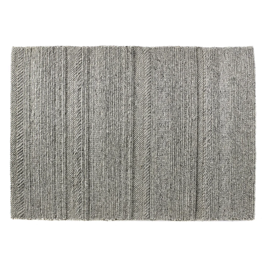 Roiguez Handwoven Wool Grey Rug