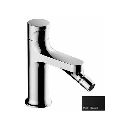 RAK - Portofino Bidet Mixer Tap - Matt Black - Matt Black