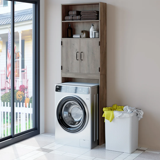 Huntley 63Cm W x 195.07Cm H x 20Cm D Over the Toilet