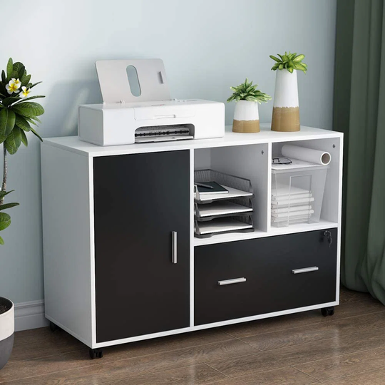 Epone 1-Drawer Mobile Lateral Filing Cabinet