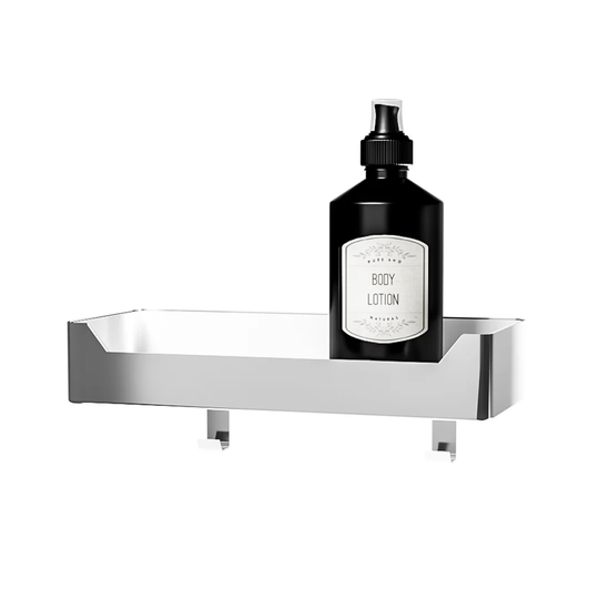 Drill & Screw Mount Stainless Steel Shower Shelf