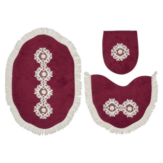 Cessnock 3 Piece set OvalBathmat
