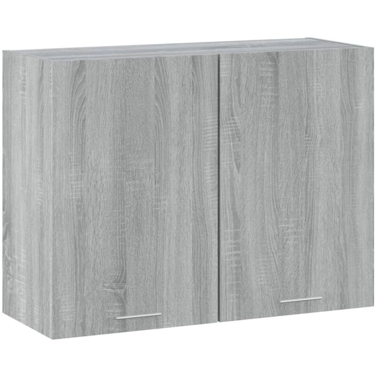 Hanging Cabinet Grey Sonoma 80x31x60 cm Engineered Wood Vidaxl Grey
