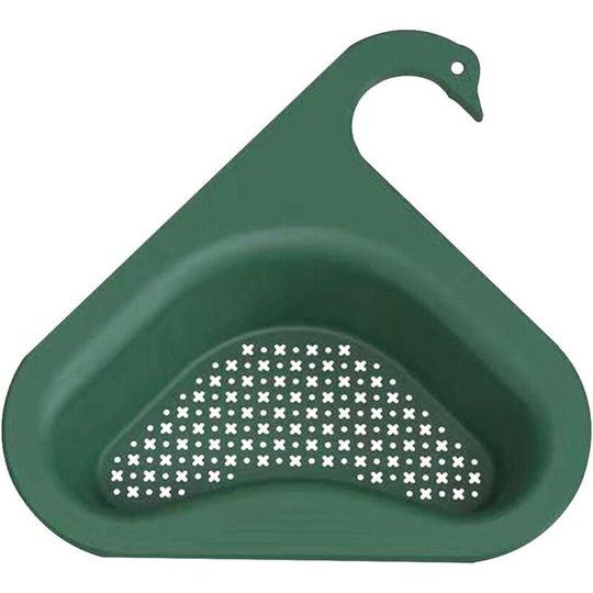 Triangular Sink Shelf, Dish Drainer Basket, Kitchen Sink Drainer, Triangular Sink Corner Shelf