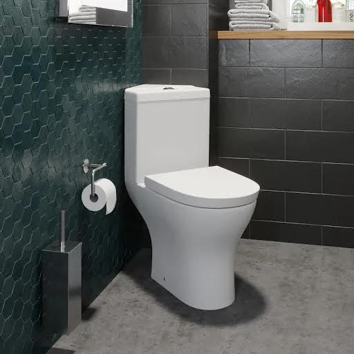 Ceramica Arles Close Coupled Corner Toilet & Soft Close Seat