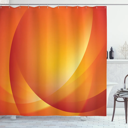 Azime Polyester Shower Curtain Set