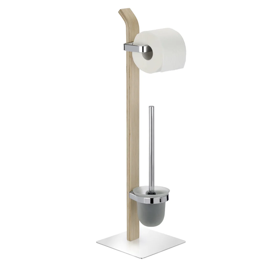 Samona Freestanding Toilet Roll and Brush Holder