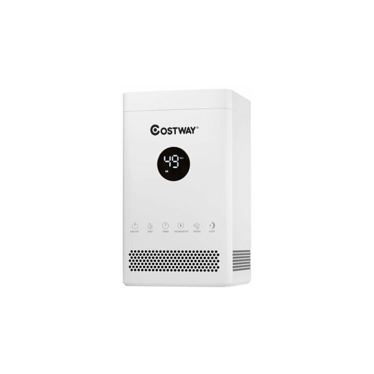 Gymax - 3.5L Humidifier Lasts up to 30H w/ Humidity & Water Shortage Sensor Auto Humidistat lcd Display Bedroom Baby Room Office