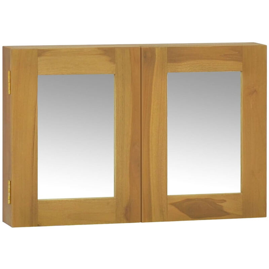 Mirror Cabinet 60x10x40 cm Solid Wood Teak