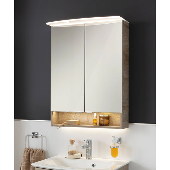 B.style 60cm x 81cm Surface Mount Mirror Cabinet with LED Lighting