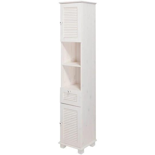 Newby Tall cabinet made of solid pine wood