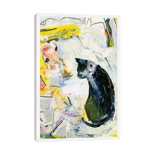 Black Cat by Connie Collum - Painting on Canvas