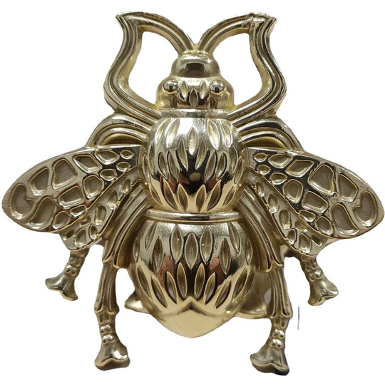Vintage Gold Zinc Cabinet Knobs, Decorative Metal Bee Shape Knobs Pull Handle for Door Cabinet Drawer, Antique Dresser Knobs Home Furniture Handle